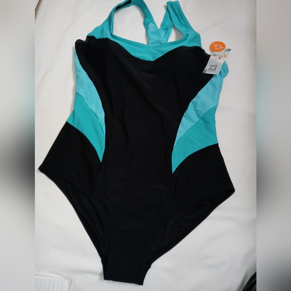 NWT My Charmo One Piece Athletic Swimsuit